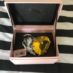 Juicy Couture ring keychain